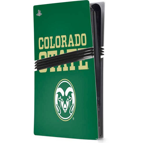 Colorado State University CSU PS5 Pro Console Skin